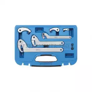 SET 8 PZ CHIAVI A SETTORE SNODATE ARTICOLATE PER GHIERE NASELLI TONDI E QUADRI