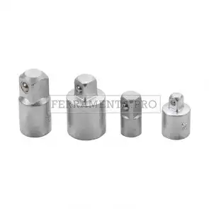 SET 4 RIDUZIONI RIDUTTORI ADATTATORI ATTACCO QUADRO per CRICCHETTO BUSSOLA