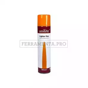 GAS BUTANO UNILITE per RICARICA ACCENDINI 300 ML UNIVERSALE
