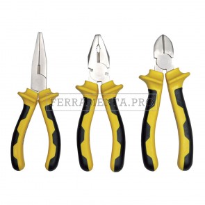 SET 3 PINZE PINZA da LAVORO MAURER UNIVERSALE BECCHI PIATTI TRONCHESE ATTREZZI