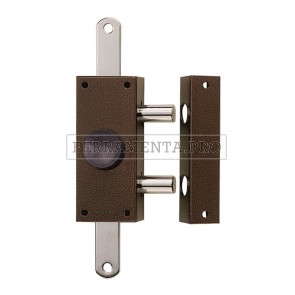 SERRATURA ISEO TRIPLICE A POMPA 910335 BRONZO ASTE PORTONCINO BLINDATO SICUREZZA
