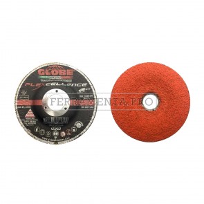 DISCO FIBRATO SEMIFLESSIBILE con SUPPORTO GLOBE FLEXCELLENCE SMERIGLIO SALDATURA