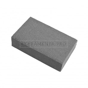 BLOCCHETTO in GOMMA ABRASIVA per PRE LUCIDATURA SATINATURA PULIZIA MANUALE ACCIAIO METALLI SALDATURE