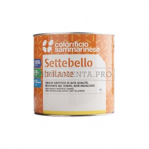 VERNICE SMALTO SINTETICO SETTEBELLO per METALLO e LEGNO Lt. 0,750 Verde prato