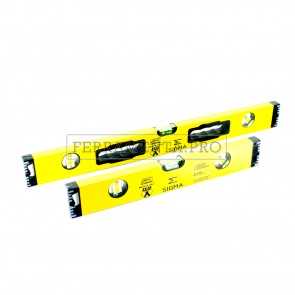 LIVELLA PROFESSIONALE IN ALLUMINIO BOLLE CON 3 FIALE PRECISIONE 0,5 mm/m per EDILIZIA