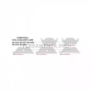 CUTTER TRINCETTO TAGLIERINO SICUREZZA LAMA RETRAIBILE RIENTRO AUTOMATICO +2 LAME