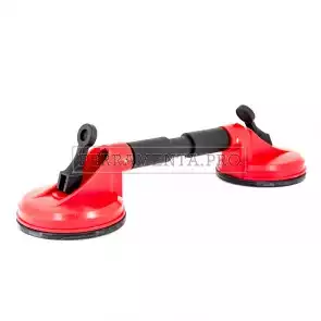 DOPPIA VENTOSA PER SOLLEVAMENTO VETRI LAMIERE PROFESSIONALE 80 Kg DA LAVORO CON MANIGLIA E BLOCCAGGIO