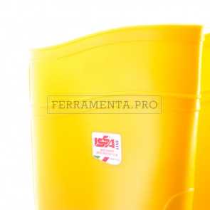 STIVALE ANTINFORTUNISTICO PVC GIALLO ISSA FORT S5 SRC LAVORO EDILIZIA SICUREZZA