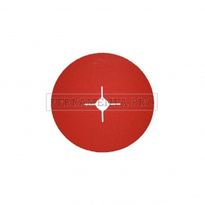 DISCO FIBRATO ABRASIVO CERAMICO in CERAMICA per FERRO ACCIAIO TITANIO ALLUMINIO