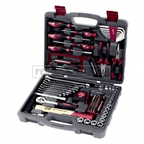 CASSETTA VALIGIA COMPLETA di UTENSILI KIT 100 PZ PORTA ATTREZZI CHIAVI LAVORO