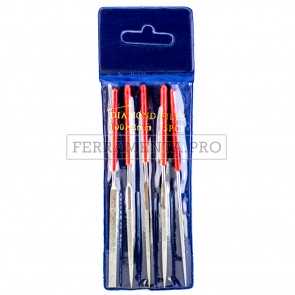 KIT 5 LIME DIAMANTATE SAGOMATE PROFESSIONALI DIAMOND FILE SET