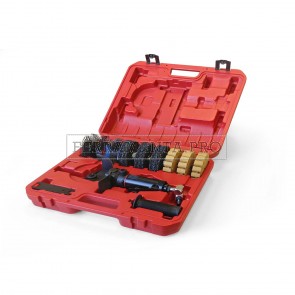 MACCHINA PNEUMATICA RIMUOVI RIVESIMENTI PULIZIA ADESIVI VERNICE RUGGINE con KIT