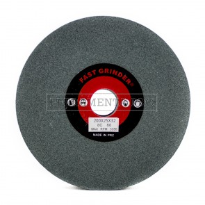 DISCO RUOTA per MOLA DA BANCO al CARBURO DI SILICIO METALLI ACCIAIO SBAVATURA FINITURA