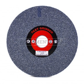 DISCO RUOTA per MOLA DA BANCO al CORINDONE GRIGIO METALLI ACCIAIO SGROSSATURA