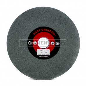 DISCO RUOTA per MOLA DA BANCO al CARBURO DI SILICIO METALLI ACCIAIO SBAVATURA FINITURA