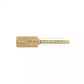 MOLETTA ABRASIVA CILINDRICA FIBRA di COTONE per FINITURA METALLI INOX ALLUMINIO