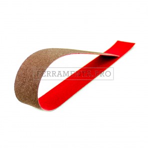 NASTRO APERTO VELCRATO 600x40mm al CORINDONE CARTA VETRTA ABRASIVA per FINITURA PULIZIA TUBOLARI CHIUSI