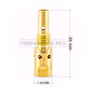DIFFUSORE GAS per TORCIA SALDATURA MIG BZ 25