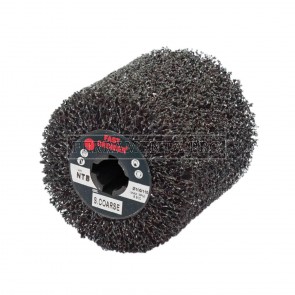 RULLO RUOTA NON TESSUTO HEAVY DUTY 100x100 FORO 19mm per SATINATRICE SATINATURA METALLI