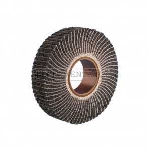 RUOTA LAMELLARE MISTA in TELA ABRASIVA e NON TESSUTO per FINITURA SMERIGLIATURA