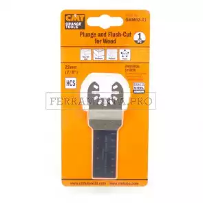 LAMA TAGLIO LEGNO PLASTICA 22 mm per CMT 11 MULTIFUNZIONE OSCILLANTE UNIVERSALE