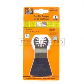 RASCHIETTO FLESSIBILE PULIZIA RESIDUI 52mm per CMT 11 MULTIFUNZIONE OSCILLANTE UNIVERSALE