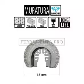 LAMA FRESA DIAMANTATA per CERAMICA VETRO 65mm per CMT 11 MULTIFUNZIONE OSCILLANTE UNIVERSALE