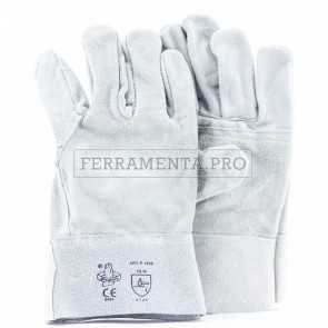 GUANTI LAVORO PELLE CROSTA RINFORZATO P152S ANTINFORTUNISTICA