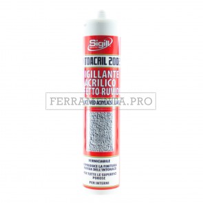 SIGILLANTE ACRILICO BIANCO EFFETTO INTONACO Intoacril 2002 300ml per CREPE