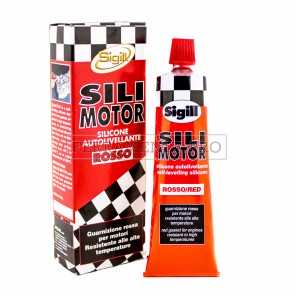 GUARNIZIONE LIQUIDA SILICONICA SILIMOTOR ROSSA ALTA TEMPERATURA PASTA MASTICE per MOTORI AUTO MOTO QUAD