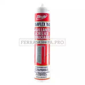SIGILLANTE ACRILICO VERNICIABILE Pigaflex 160 300ml VARI COLORI per EDILIZIA
