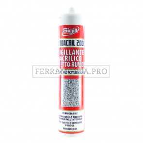 SIGILLANTE ACRILICO BIANCO EFFETTO INTONACO Intoacril 2002 300ml per CREPE