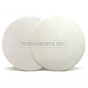 DISCO PANNO LUCIDANTE VELCRATO LUCIDATURA MURI per LEVIGATRICE CORTA [LPS] 