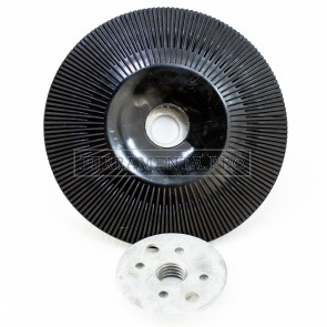 PLATORELLO con SCANALATURE PROFESSIONALE PSR per DISCHI FIBRATI FORO M14 LAVORAZIONI PESANTI