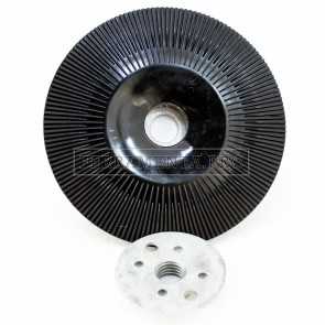 PLATORELLO con SCANALATURE PROFESSIONALE PSR per DISCHI FIBRATI FORO M14 LAVORAZIONI PESANTI