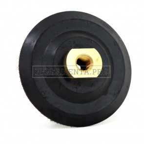 PLATORELLO VELCRATO PVD 125 per DISCHI DIAMANTATI DVD LUCIDATURA ad ACQUA MARMO