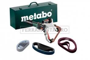 Metabo RBE 15-180 Set Levigatrice a nastro per tubi in Valigetta metallica