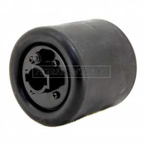 RULLO RUOTA DI SUPPORTO GONFIABILE IN GOMMA per NASTRI IN TELA SATINATRICE MANUALE SMERIGLIATURA