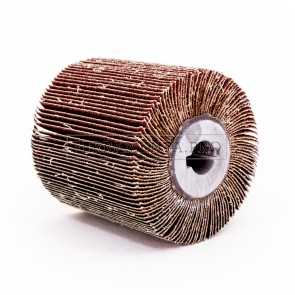 RULLO RUOTA LAMELLARE ABRASIVA per SATINATRICE con LAMELLE in TELA LEVIGATURA