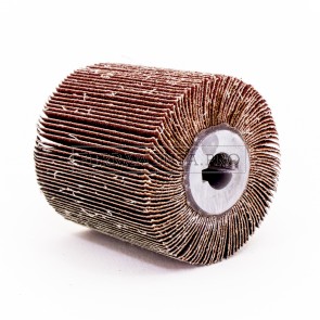 RULLO RUOTA LAMELLARE ABRASIVA per SATINATRICE con LAMELLE in TELA LEVIGATURA