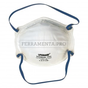 MASCHERINA FACCIALE FILTRANTE MONOUSO FFP2 a conchiglia senza valvola