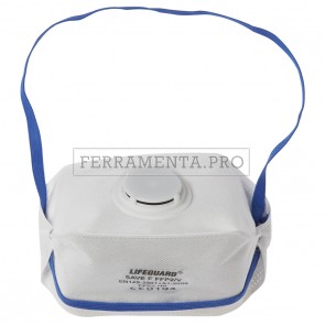 MASCHERINA FACCIALE FILTRANTE MONOUSO FFP2V pieghevole con valvola FFP2 V FOLD