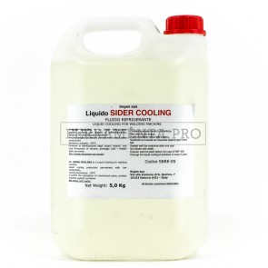 FLUIDO LIQUIDO REFRIGERANTE TANICA 5 KG per SALDATURA SALDATRICE SIDER COOLING