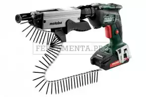Metabo SE 18 LTX 4000 + SM 5-55 Avvitatore a batteria per cartongesso in Valigetta in plastica
