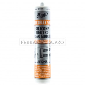 SIGILLANTE SILICONE NEUTRO UNIVERSALE Silcoflex 590 300ml VARI COLORI