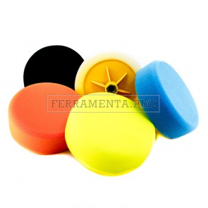 SPUGNA TAMPONE LUCIDATURA per LUCIDARE AUTO MOTO VEICOLI CARROZZERIA VERNICI con FORO M14