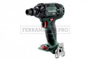 Metabo SSW 18 LTX 300 BL Avvitatore a massa battente a batteria in MetaLoc