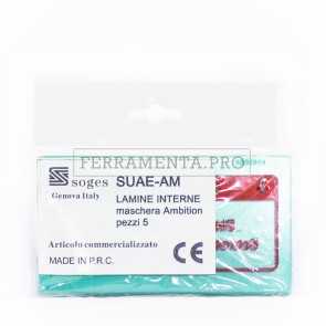 SOGES 5 LAMINE INTERNE per AMBITION RICAMBIO MASCHERA SALDATURA AUTOMATICA