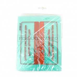 SOGES 10 LAMINE ESTERNE per TIGER EYES RICAMBIO MASCHERA SALDATURA AUTOMATICA