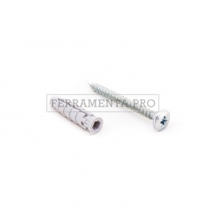 TASSELLO ANCORANTE UNIVERSALE in NYLON PLASTICA con VITE T6/VX PROFESSIONALE